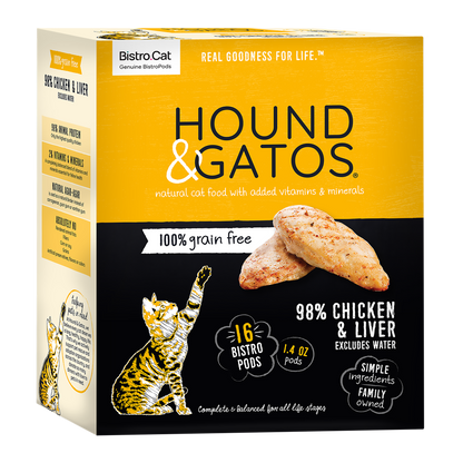 Hound & Gatos - Chicken & Chicken Liver Cat Food