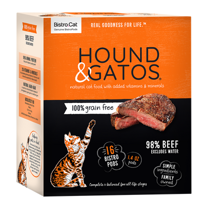 Hound & Gatos - Beef Cat Food